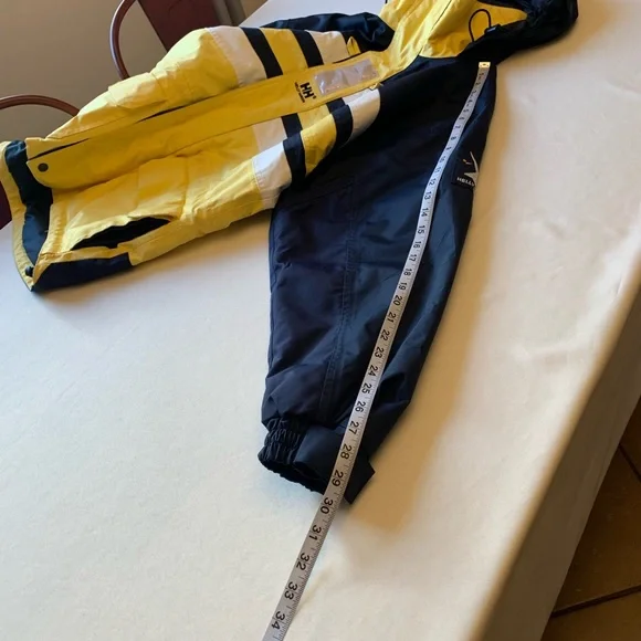 Vintage Helly Hansen nautical jacket navy white yellow size XS - Picture 13 of 16
